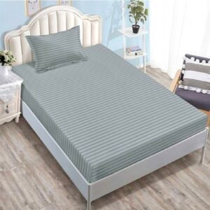 Чаршаф с ластик + една калъфка НАТУР 90х200