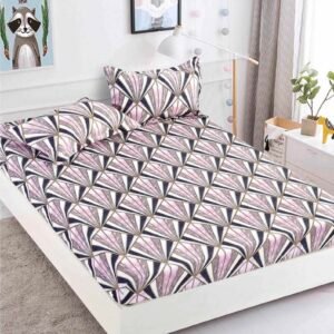 Чаршаф с ластик + 2 броя калъфки ДИАМАНТ 180x200