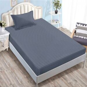 Чаршаф с ластик + 1 брой калъфка ДАРК 90x200