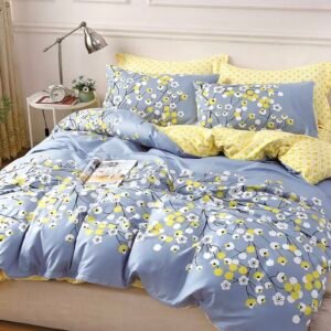 Комплект ЖЪЛТО ЦВЕТЕ от 4 части 140*200 с ластик