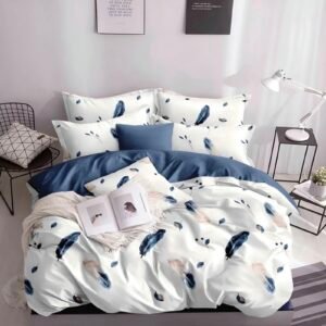 Комплект ЦВЕТНИ ПЕРА от 4 части 140*200 с ластик