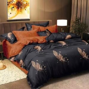 Комплект ЕДУАРД от 7 части с 2 горни плика, 100% памучен сатен 220*240 без ластик